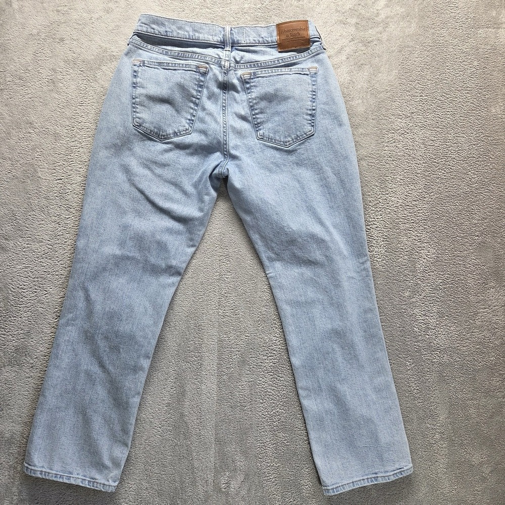 Abercrombie & Fitch Jeans Mens 31X30 Blue Signature Stretch Authentic Straight - Picture 6 of 11